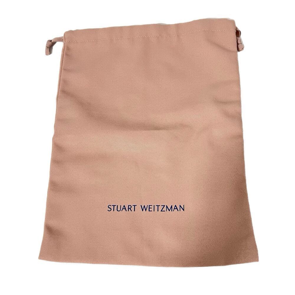 Stuart Weitzman Pink Drawstring Dust Bag Pouch Storage Travel Shoe 10”x13”
